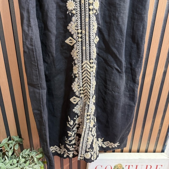 Johnny Was embroidered kaftan dress Sz PM - Picture 3 of 7